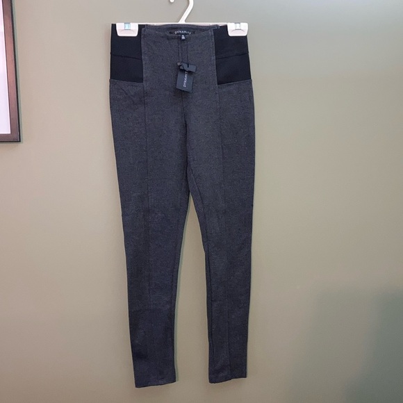 Dynamite Gray and Black Stretch Trousers - Picture 1 of 12